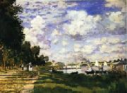 Claude Monet The dock at Argenteuil China oil painting reproduction
